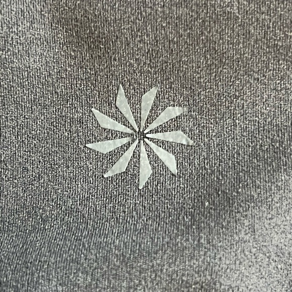 Athleta Chaturanga High Rise 7/8 Length Leggings Tights Black Compression Meduim - Picture 7 of 11